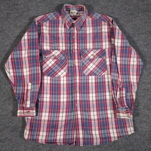 Five Brother Flannel Shirt Men's LT Large Tall Heavyweight Thick Multicolor